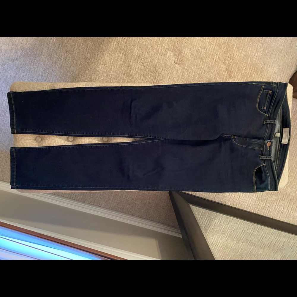 Banana Republic dark wash skinny jeans